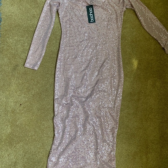 NWT Light pink sequins dress - Picture 3 of 5